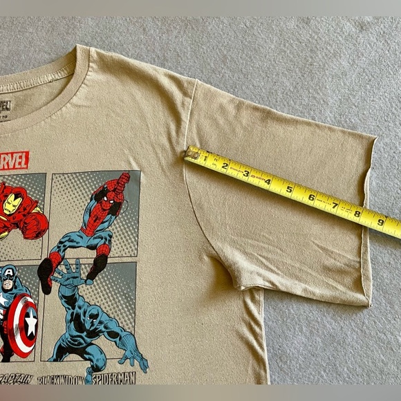 Marvel MCU Men’s T-Shirt Gray Size XL Multi Hero Group - Picture 5 of 6